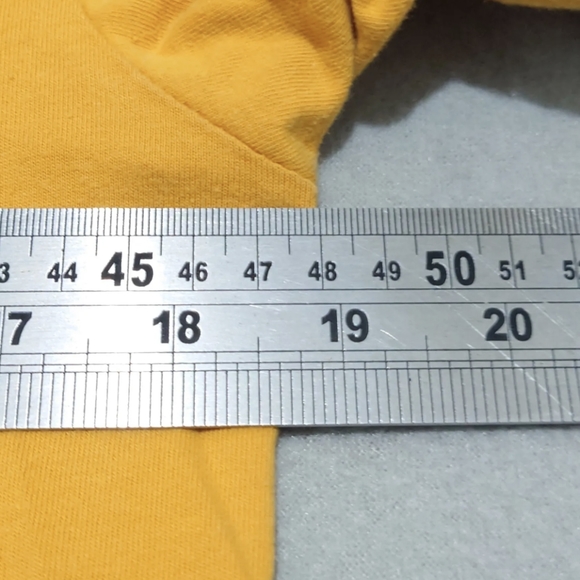 Adidas Graphic Short Sleeve T-Shirt Men's Small Yellow Sports Gym Trefoil - Picture 5 of 6